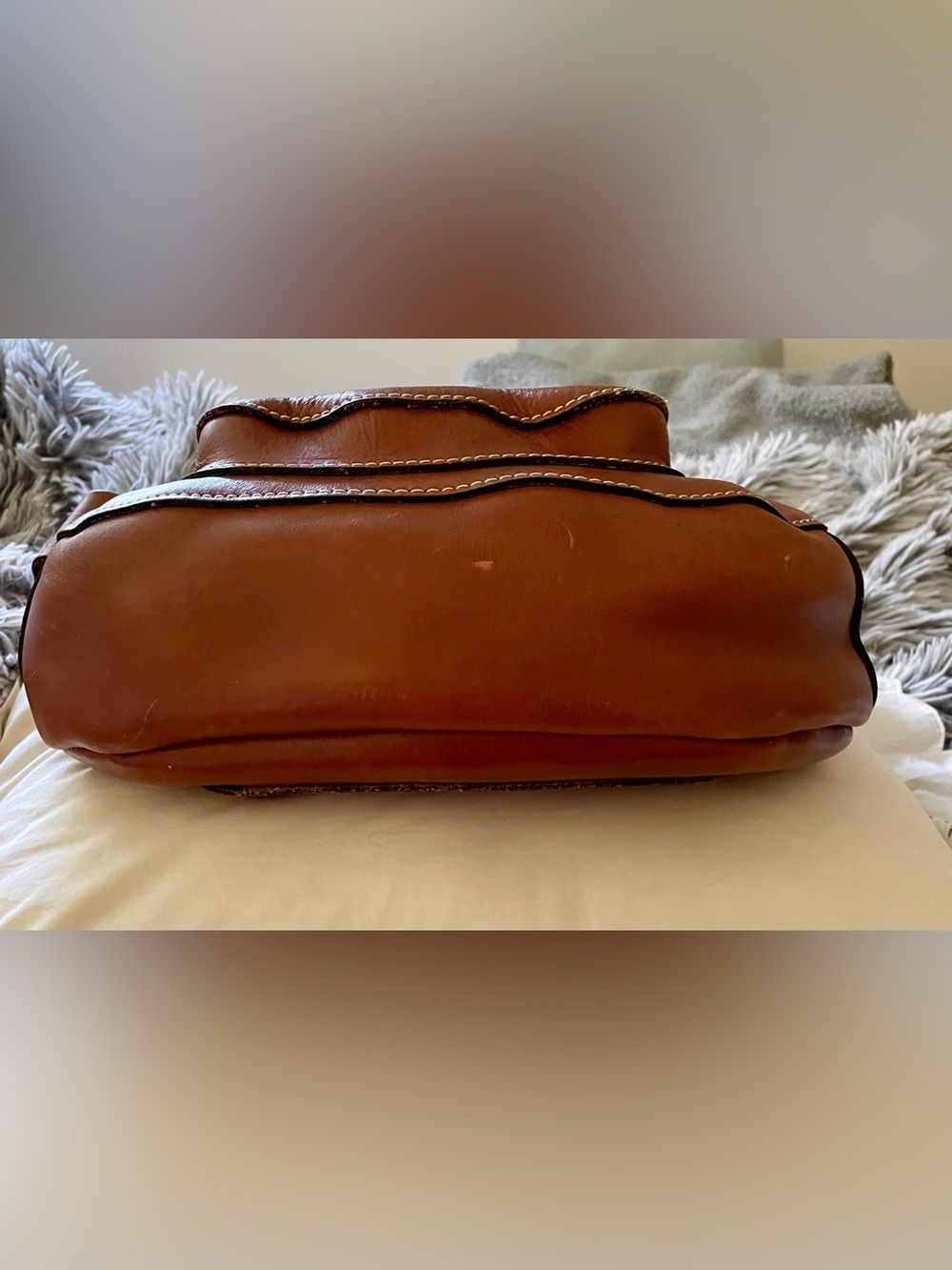 PATRICIA NASH Floral Tooled Leather Saddle Handbag/Crossbody!! - Picture 11 of 12